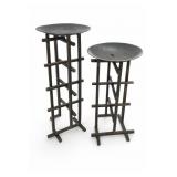 Pair of Iron Display Stands