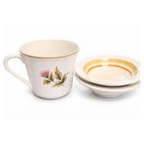 Homer Laughlin & Castlecourt China Cup & Plates