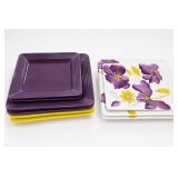 Laurie Gates Floral Tray Set