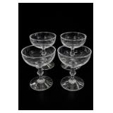 Princess House Heritage Coupe Glasses, Set Of 4