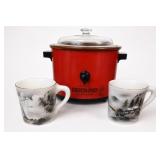Rival Crock-Pot Slow Cooker With 2 Kutani Mugs