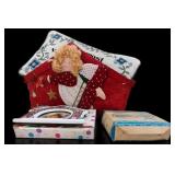 Holiday Decor, Photo Frame & Box Lot