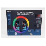 Vivitar 12in Professional RGB Ring Light Kit