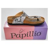 Papillio Snakeskin-Print Sandal Size 8