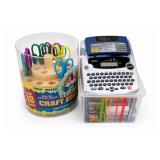 Brother Label Maker, Craft Edge Scissors & Staples