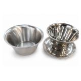Leonard Stainless Gravy Bowls & Underplates