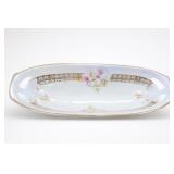 Bavaria Floral Handled Serving Platter
