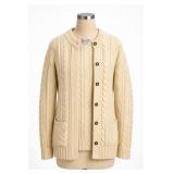 Lady Clansman 100% Wool Cable Knit Cardigan