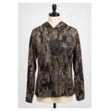 Realtree Camouflage Hooded Shirt Size S