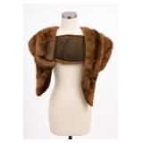 Brown Fur Trapper Hat With Ear Flaps