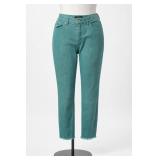 Nine West Jeans Petite Teal Jeans Size 8