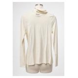 J.Crew XS Cream Turtleneck Long Sleeve Top