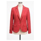 Zara Basic Red Blazer, Size S