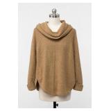 Style&Co Tan Cowl Neck Sweater Size S