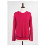 Karl Lagerfeld Paris Pink Knit Sweater Size S