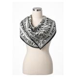 Bergdorf Goodman Animal Motif Scarf