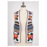 EP Pro 100% Cotton Floral Knit Vest, XL
