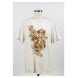 Express Pima Cotton Floral Graphic T-Shirt