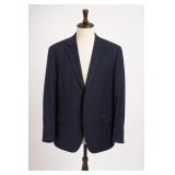 Ralph Lauren 100% Wool Navy Blazer Size 56R