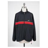 Nike XL Black Red Windbreaker Jacket