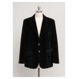BARRIE PACE LTD Black Velvet Blazer