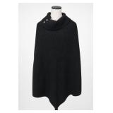 Michael Michael Kors Black Knit Cape