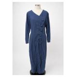 Paul Sachs Original Blue Long-Sleeve Dress