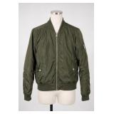 American Rag Empire Cut Olive Bomber Jacket