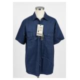 Roebucks Perma-Prest XL Navy Work Shirt