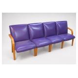 Thonet Purple Mid Century Modular Sofa