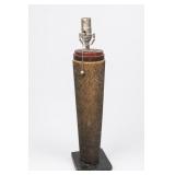 Mid-Century Brutalist Nail Art Table Lamp