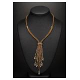 Erin Knight Designs Rhinestone Lariat Necklace