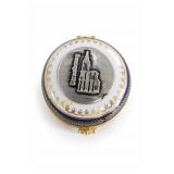 Strasbourg Porcelain Hinged Trinket Box