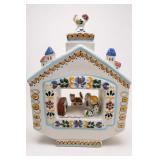CHEL Handmade Russia House-Shaped Ceramic Jar