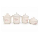 Pfaltzgraff Floral Canister & Covered Dish Set