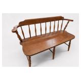 Vintage Windsor-Style Spindle-Back Bench
