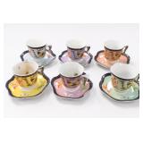 Classic Coffee & Tea Butterfly Cup & Saucer Set