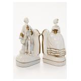 Made In Japan Porcelain Renaissance Bookend Pair