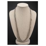 Sterling Silver Liquid Silver Necklace 22.8g