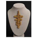 Kenneth Lane Ornate Pendant