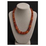 Larger Amber Bead Necklace