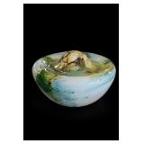 Large Abstract Art Glass Bowl