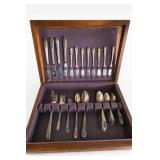 Rogers Gardenia Silverplate Flatware Set & Lot