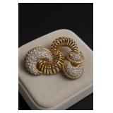 Vintage Rhinestone Brooch Pin