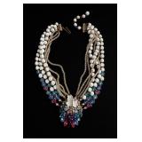 Juliana Multistrand Beaded Bib Necklace