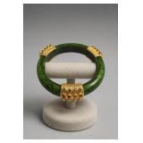 Green Lucite Bracelet