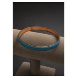 Matisse Renoir Blue Enamel Bangle Bracelet