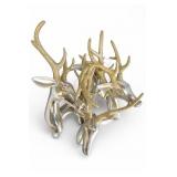 Metallic Reindeer Figurine Lot