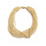 Vintage Multi-Strand Faux Pearl Necklace