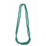 Native American Turquoise Double-Strand Necklace